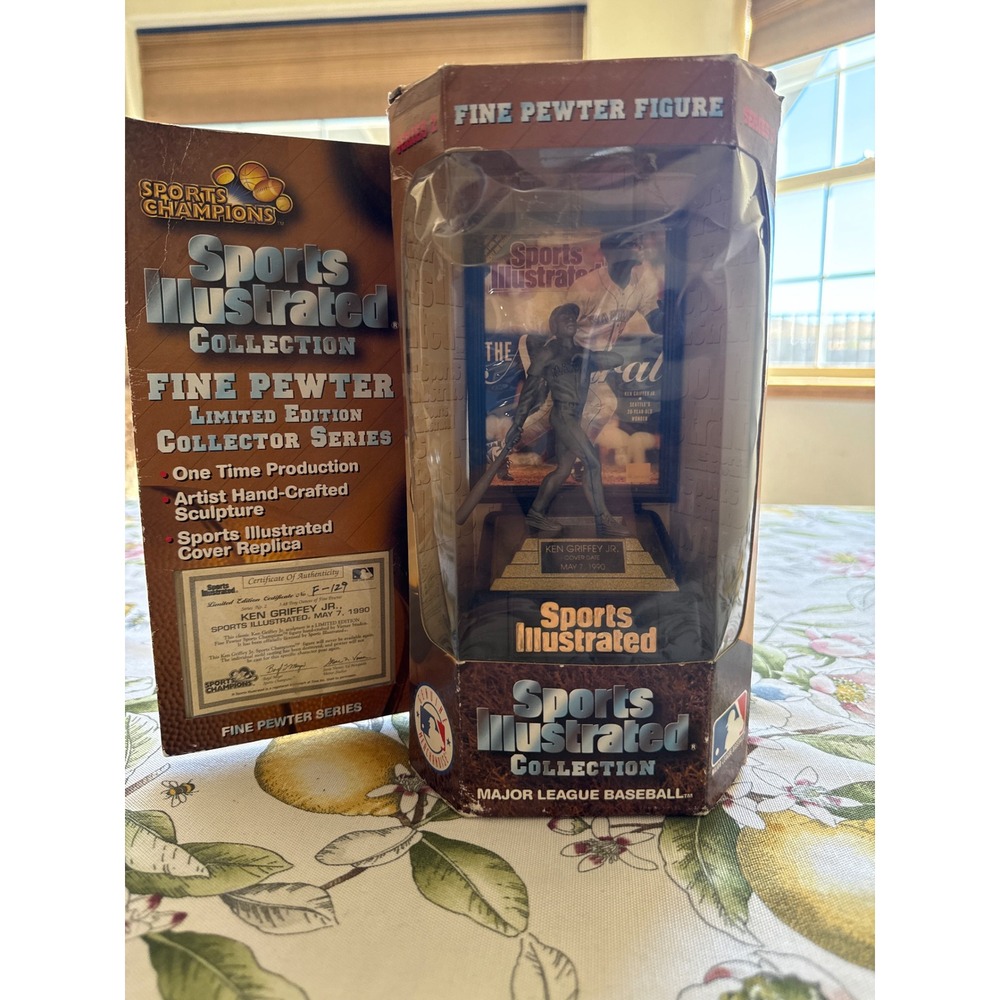 Ken Griffey Jr Sports Illustrated Fine Pewter Figure Series 2 Limited Edition